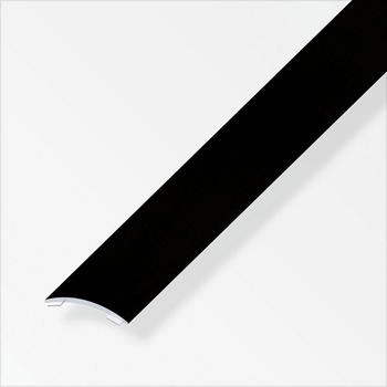 Alfer Übergangsprofil 1 m, 20 x 2.5 mm Alu eloxiert schwarz