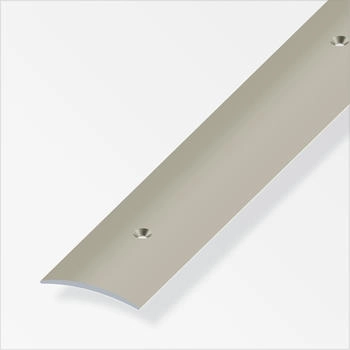 Alfer Übergangsprofil 1 m, 20 x 2.5 mm Aluminium eloxiert titan