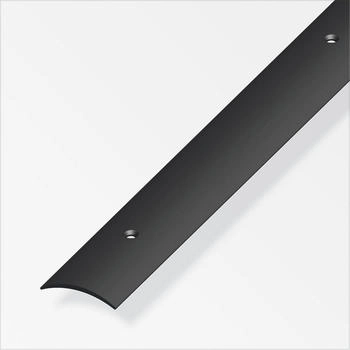 Alfer Übergangsprofil 1 m, 30 x 5 mm PVC (Kunststoff) glatt schwarz