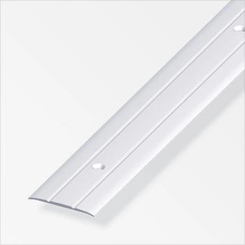 Alfer Übergangsprofil 1 m, 37 x 2.5 mm Aluminium eloxiert silber