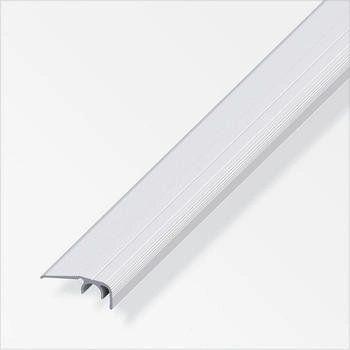 Alfer Abschluss-Profil 1 m, 32 x 12.5 mm Aluminium eloxiert silber