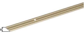 Alfer Übergangsprofil 1 m, 30 x 2 mm Aluminium eloxiert messing