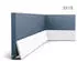 Orac Decor MODERN Diagonal Sockelleiste 200x9,7x2,9cm HDPS, 20er-Set (SX179-box)
