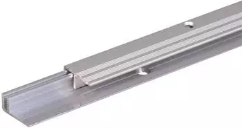 Alberts Abschlussprofil Pro,Set f&uuml;r Bel&auml;ge7-15mm,Alu blank+ Alu silber elox.,LxB 900x22mm