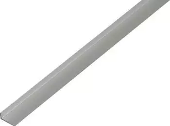Alberts Kantenschutzprofil abgeschrägt Alu silber eloxiert 2000 x 14 x 10 x 1,5 mm