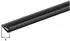 Alberts Kantenschutzprofil Weich-PVC schwarz LxBxH 1500 x 10 x 7 mm