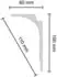 Decosa Saskia Multifunktions-Stuckleiste Styropor Weiß 60x100mm (9496)