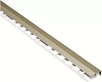 Alfer Abschluss-Profil 1 m, 19.5 x 7 mm Aluminium eloxiert titan
