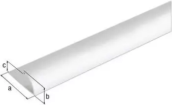 Alberts Abschlussprofil Alu silber 2000 x 24,5 x 13,5 x 9mm