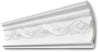 Decosa Zierprofil G34, Wei&szlig;, 75 X 120 Mm, L&auml;nge: 2 M - 10 St&uuml;ck
