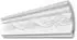 Decosa Greta G34 Stuckleiste Styropor weiß 75x120mm (6053)