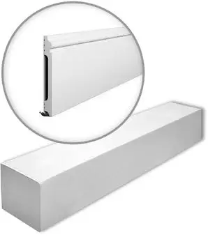 NMC WALLSTYL FL17 Bodenleiste klassisches Design wei&szlig;, 14m (FL17-box)