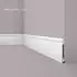 NMC WALLSTYL FL17 Bodenleiste klassisches Design weiß, 14m (FL17-box)