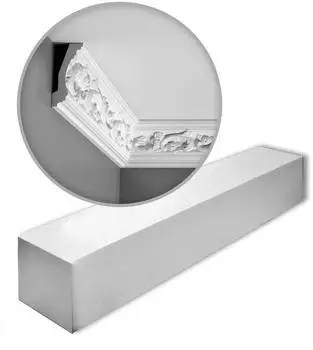 Orac Decor Luxxus Zierleiste Stuckleiste Wei&szlig;, 10 St&uuml;ck 20m (C201)