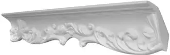 Decosa Giuseppina (G40) Stuckleiste Styropor weiß 55x85mm, 10m (9826)