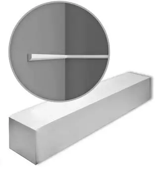 Orac Decor LUXXUS Zierleisten 50 Wandleisten 100m Wei&szlig; (P9050)