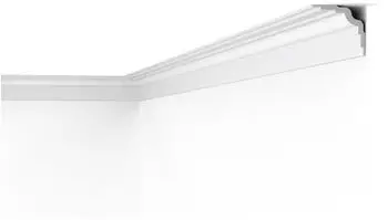NMC WT25 WALLSTYL Stuckleiste 200 cm x 7,8 cm x 7,8 cm Weiß