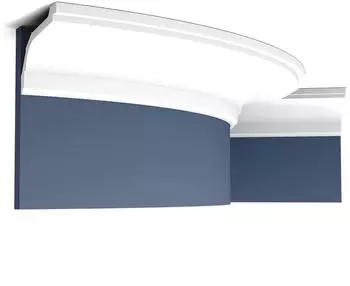 Orac Decor C220F Biegsame Deckenleiste Polyurethan Wei&szlig; 200x7,6x11,6cm (C220F)