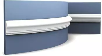 Orac Decor P8030F Flexibler Wandrahmen Polyurethan Weiß 200x4,2x1,7cm (P8030F)