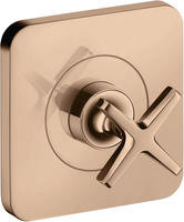 hansgrohe Fertigset Axor Citterio E UP-Absperrvtl. 120x120mm, pol. red gold