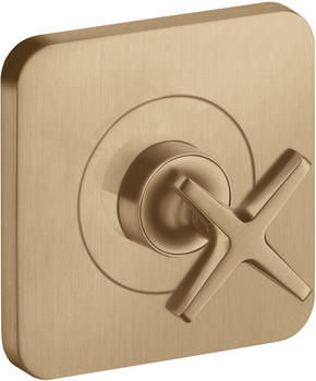 Axor Citterio E Absperrventil 120/120 Unterputz brushed bronze (36771140)