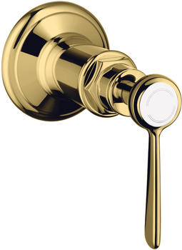Axor Montreux Absperrventil Unterputz mit Hebelgriff polished gold optic (16872990)