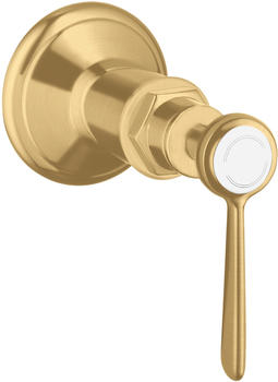 Axor Montreux Absperrventil Unterputz mit Hebelgriff brushed gold optic (16872250)