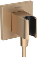 hansgrohe Fixfit E Wandanschlu&szlig; mit Duschkopfhalterung, Badarmaturen, 26889140,