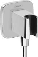 hansgrohe FixFit Q Wandanschlu&szlig; mit Duschkopfhalterung, Badarmaturen, 26887000,