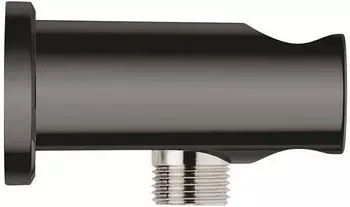 GROHE Rainshower Wandabgangsbogen mit Brausehalter hard graphite (26658A00) – Hochwertige Materialien und Verarbeitung
