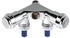 GROHE Original WAS Doppelventil Einfach DN15 mit Rückflussverhinderer chrom (41020000)
