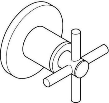 GROHE Atrio Unterputz-Ventil-Oberbau mit Kreuzgriff Cool Sunrise (29396GL0)