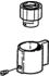 Hansa Oberteil mit Griff chrom (59911780)