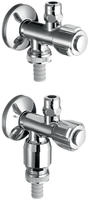 Comfort Doppelanschluss Eckventil 038370699 Mit R&uuml;ckflu&szlig;verhinderer Mit Asag 1/2',