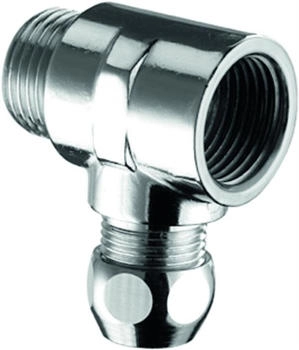 Schell T-Stück 1/2" x 10 mm, chrom, mit Quetschverschraubung (270060699)