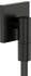 Hansgrohe FixFit Fine E Wandanschluss mit Rückflussverhinderer Brushed Black Chrome (28883340)