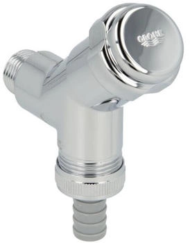 GROHE WAS-Anschlussventil DN 15 1/2" Chrom (41010000) – Hygienesicherheit durch integrierte Rückflusssperre