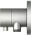 KEUCO IXMO Comfort 2-Wege Umstellventil UP, Schlauchanschluss, rund, Edelstahl-Finish (59556061101)