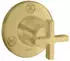 Hansgrohe Citterio Trio/Quattro Ab- und Umstellventil Unterputz Kreuzgriff Brushed Brass (39925950)