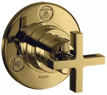 Hansgrohe Citterio Trio/Quattro Ab- und Umstellventil Unterputz Kreuzgriff (39925990)