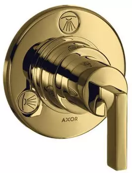 Hansgrohe Citterio Trio/Quattro Ab- und Umstellventil Unterputz mit Hebelgriff (39920990)