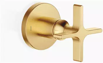Dornbracht Vaia Unterputz 2-Wege-Umstellung Messing geb&uuml;rstet (23kt Gold) (36200809-28)