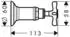 Hansgrohe AXOR Montreux Abstellventil Unterputz Polished Gold Optic (16871990)