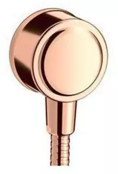Hansgrohe Axor Montreux Fixfit Wandanschluss mit R&uuml;ckflussverhinderer, polished red gold (16884300)