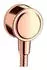 Hansgrohe Axor Montreux Fixfit Wandanschluss mit Rückflussverhinderer, polished red gold (16884300)