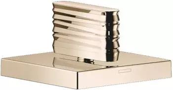 Dornbracht CL.1 Seitenventil rechtsschlie&szlig;end kalt WAVES-Struktur Champagne (20001705-47)