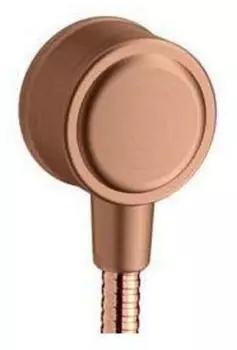 Hansgrohe Axor Montreux Fixfit Wandanschluss mit R&uuml;ckflussverhinderer, Brushed Red Gold (16884310)
