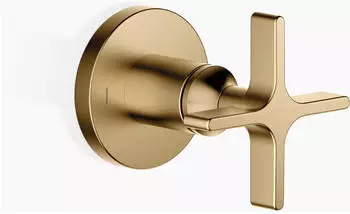 Dornbracht VAIA UP-Zweiwege-Umsteller Kreuzgriff Dark Brass geb&uuml;rstet (36200809-39)