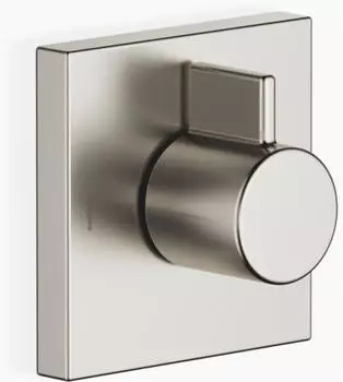 Dornbracht SYMETRICS UP-Zweiwege-Umstellung, eckige Rosette 60x60mm, Platin geb&uuml;rstet (36200985-06)
