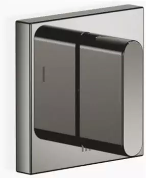Dornbracht CL.1 UP-Dreiwege-Umsteller eckige Rosette 60x60mm Dark Chrome (36210705-19)
